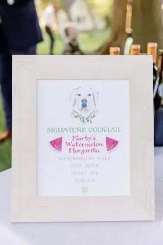 Signature cocktail "Marty's Watermelon Margarita"