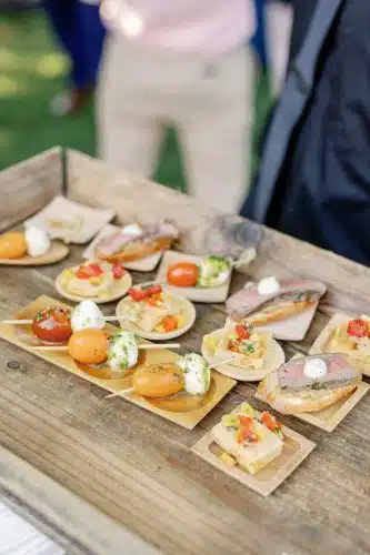Wedding appetizers