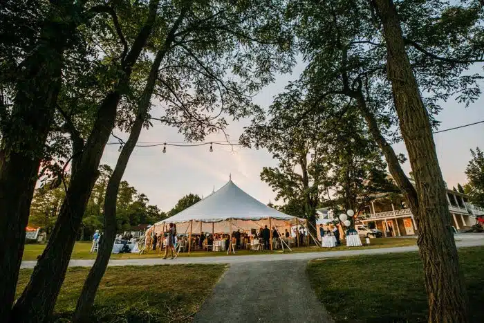 Homestead Lawn Tented Reception