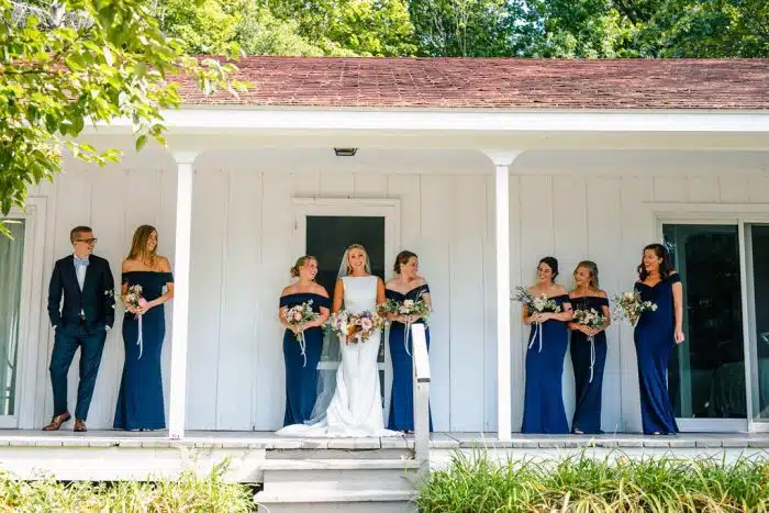 Wedding Party Orchard Garden
