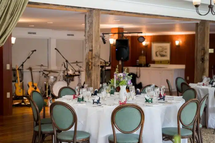 The Ranger Room set up for an event