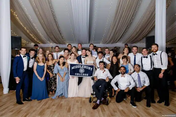 Tent Wedding, Middlebury Alum Group Photo