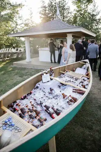 Beverage Canoe at Burgee Bar, North Dock 