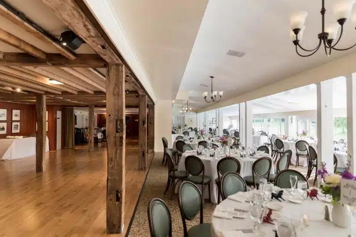 The Ranger Room set up for an event